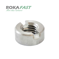 DIN546 Ronde moer met zaaggleuf