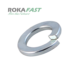 DIN7980 Veerring met vlakke einden