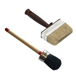 Ovale kwasten en blokwitters