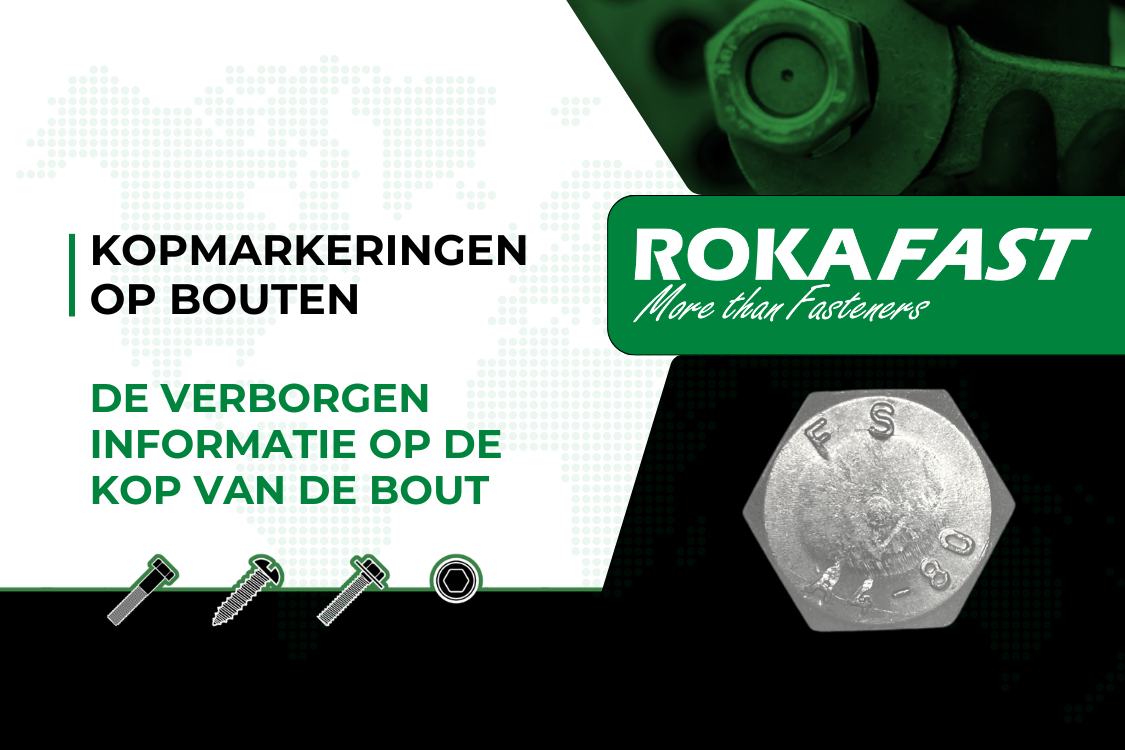 Kopmarkeringen op bouten